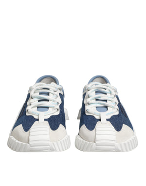 Dolce & Gabbana Multicolor Cotton Low Top NS1 Sneakers Shoes