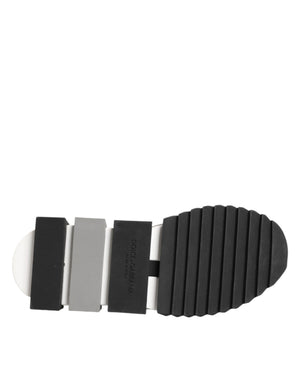 Dolce & Gabbana Maroon Slip On Sorrento Men Sneakers Shoes