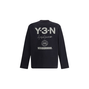 Y-3 Black Cotton Longsleeve Shirt