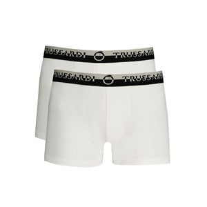 Trussardi White Cotton Men Boxer