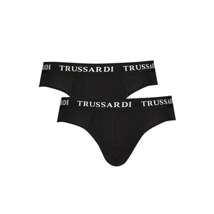 Trussardi Black Cotton Men Underwear