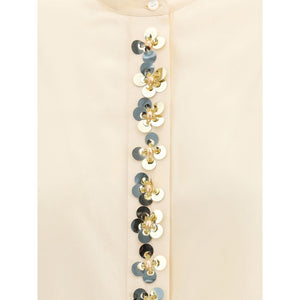 Forte_Forte Multicolor Silk Blouse