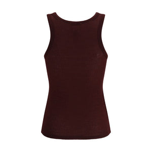 Forte_Forte Brown Fleece Wool Top