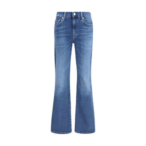 Citizens of Humanity Blue Cotton Flared Jeans