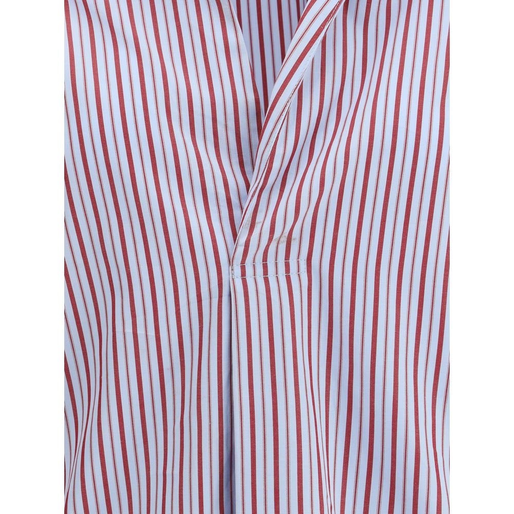 SOSUE Light Blue Cotton Pattern Shirt