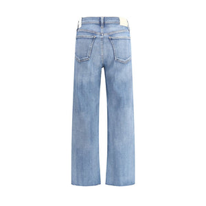 Citizens of Humanity Blue Cotton Straight-Leg Jeans