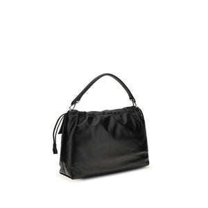 Fendi Black Calf Leather Bos Taurus Shoulder Bag