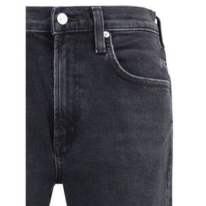 Citizens of Humanity Blue Cotton Straight-Leg Jeans