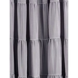 Forte_Forte Gray Silk Long Skirt