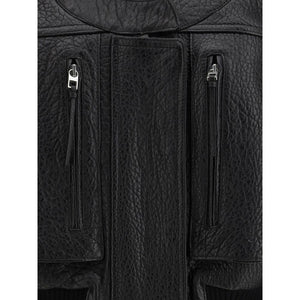 Jacquemus Black Lamb Leather Clothing