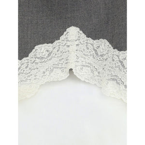 Jil Sander Gray Polyester Midi Skirt