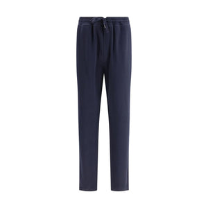 Brunello Cucinelli Blue Cashmere Casual Pants