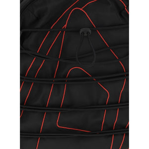 Diesel Black Polyester Backpack