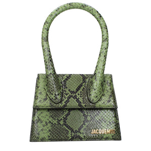 Jacquemus Green Leather Handbag