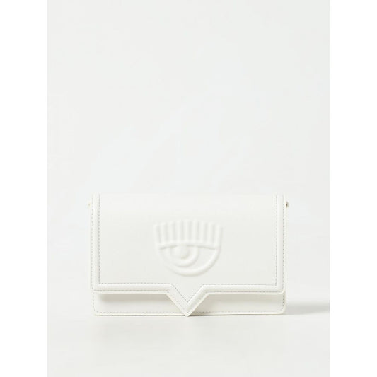Chiara Ferragni White Leather Handbag