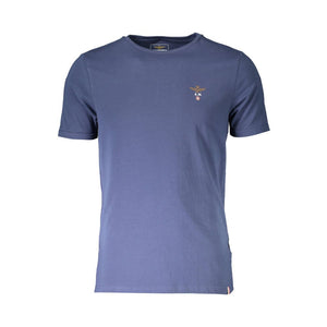 Aeronautica Militare Blu Cotton Men T-Shirt