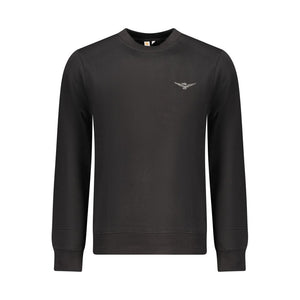 Accademia Militare Black Cotton Men Sweater