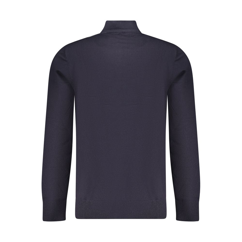 Coveri Moving Blue Nylon Men Sweater