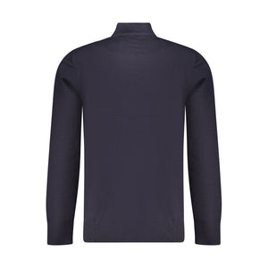 Coveri Moving Blue Nylon Men Sweater