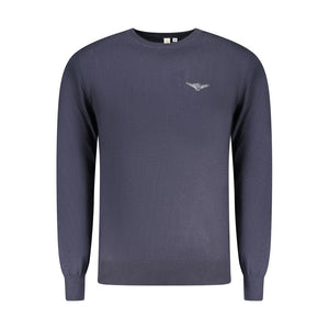 Accademia Militare Blue Cotton Men Sweater