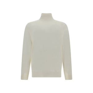 Brunello Cucinelli White Cashmere Cashmere Sweater