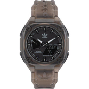 Adidas Brown Synthetic Sport Watch
