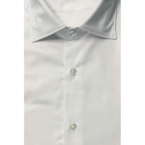 Bagutta White Cotton Men Shirt