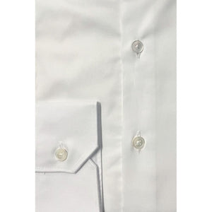 Bagutta White Cotton Men Shirt
