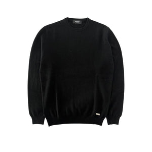 Baldinini Trend Black Cashmere Men Sweater