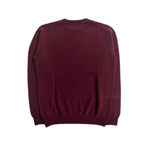 Baldinini Trend Red Cashmere Men Sweater