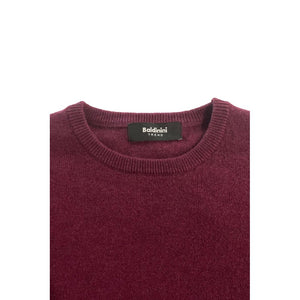 Baldinini Trend Red Cashmere Men Sweater
