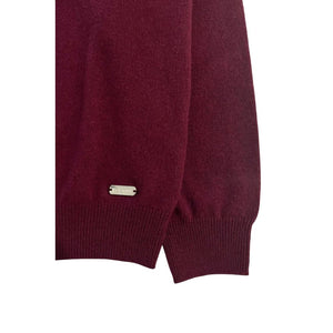Baldinini Trend Red Cashmere Men Sweater