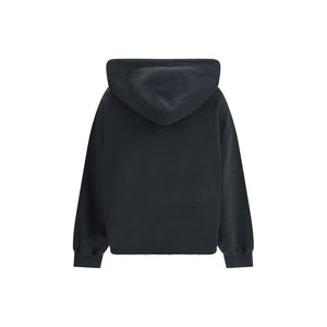 MM6 Black Cotton Sweatshirt
