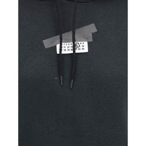 MM6 Black Cotton Sweatshirt