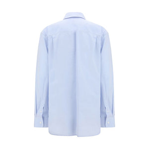 The Row Light Blue Cotton Shirt