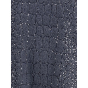 Brunello Cucinelli Blue Mohair Casual Dress