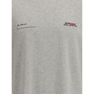 Represent Gray Cotton T-Shirt