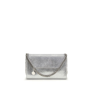 Stella McCartney Silver Polyester Shoulder Bag