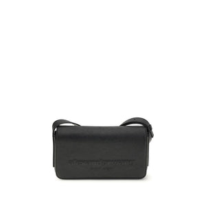 Alexander Wang Black Calf Leather Bos Taurus Shoulder Bag