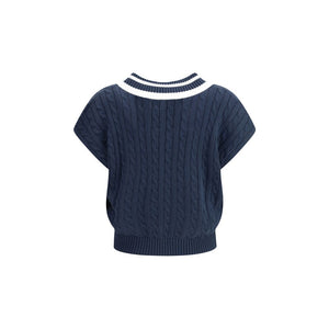 Brunello Cucinelli Blue Cotton Sweatshirt