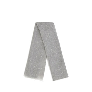 Brunello Cucinelli Gray Cashmere Scarf