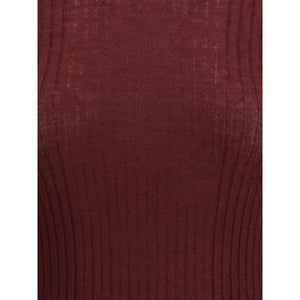 Cruna Bordeaux Wool Sweatshirt