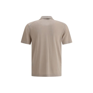 Cruna Beige Cotton Polo Shirt