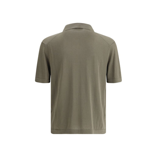 Cruna Green Cotton Polo Shirt
