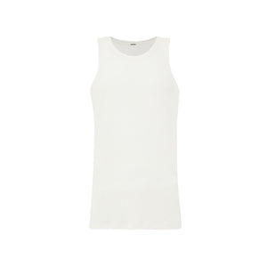Jil Sander White Cotton Sleveless Jacket
