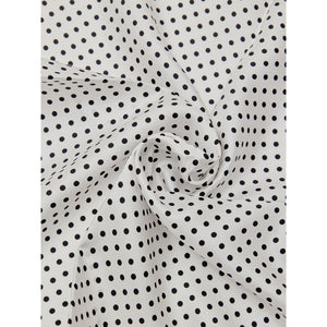 Tom Ford Black And White Silk Pocket Square