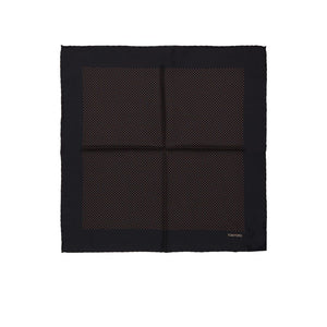 Tom Ford Black Silk Pocket Square