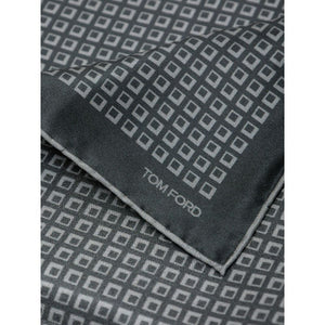 Tom Ford Green Silk Pocket Square
