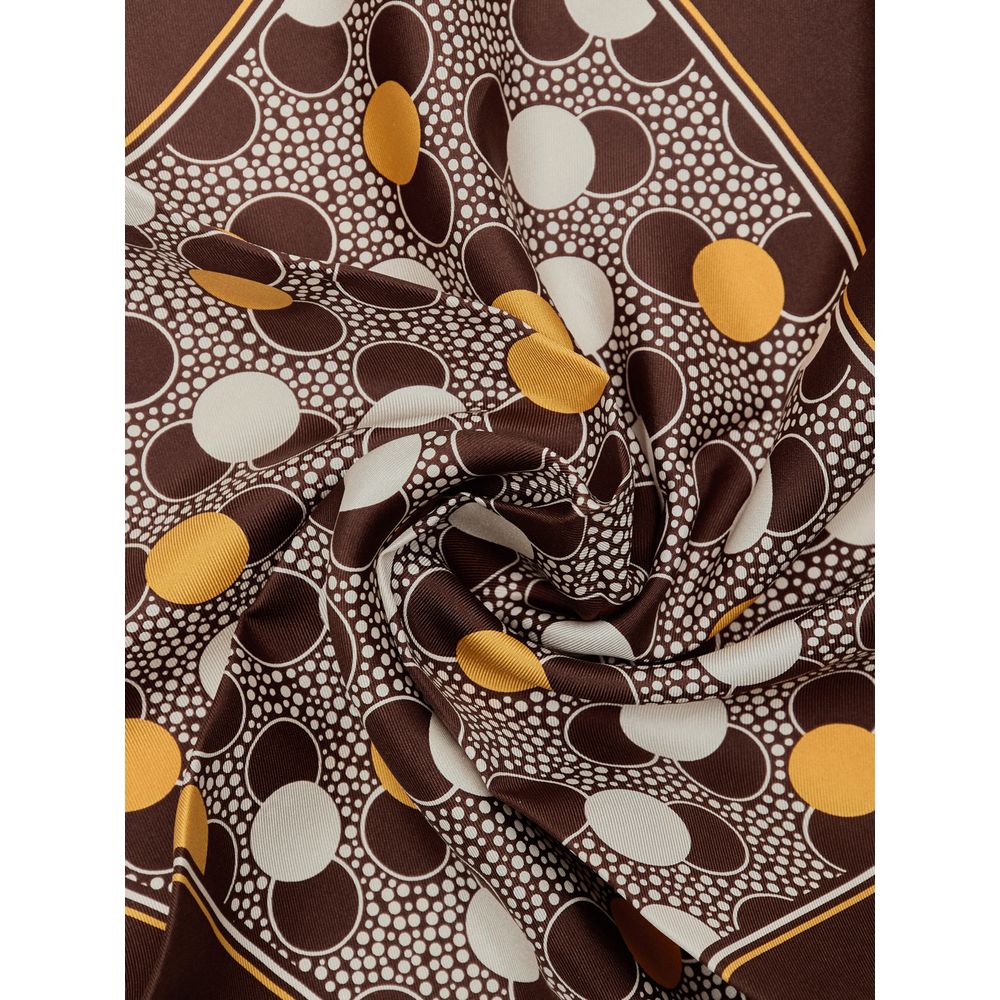 Tom Ford Brown Silk Pocket Square