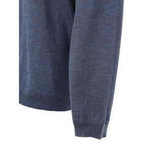 Dolce & Gabbana Blue Silk Sweatshirt